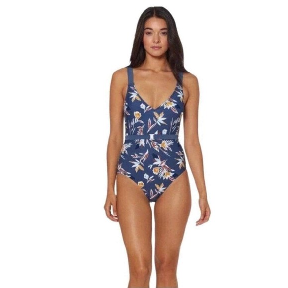 NWT Dolce Vita PIGEON Matisse Floral One Piece Swimsuit Size Small Missing‎ Belt - Picture 2 of 10